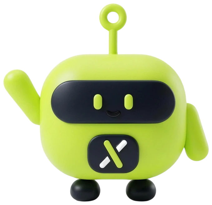 Pomi, el asistente de Pomax Tech, saluda